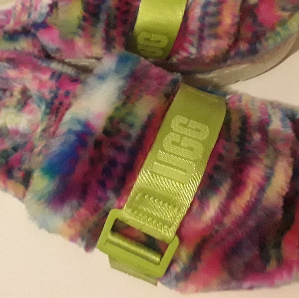 Ugg Fluffita Pixelate, Plataform Multi Color Sz 9w - image 7
